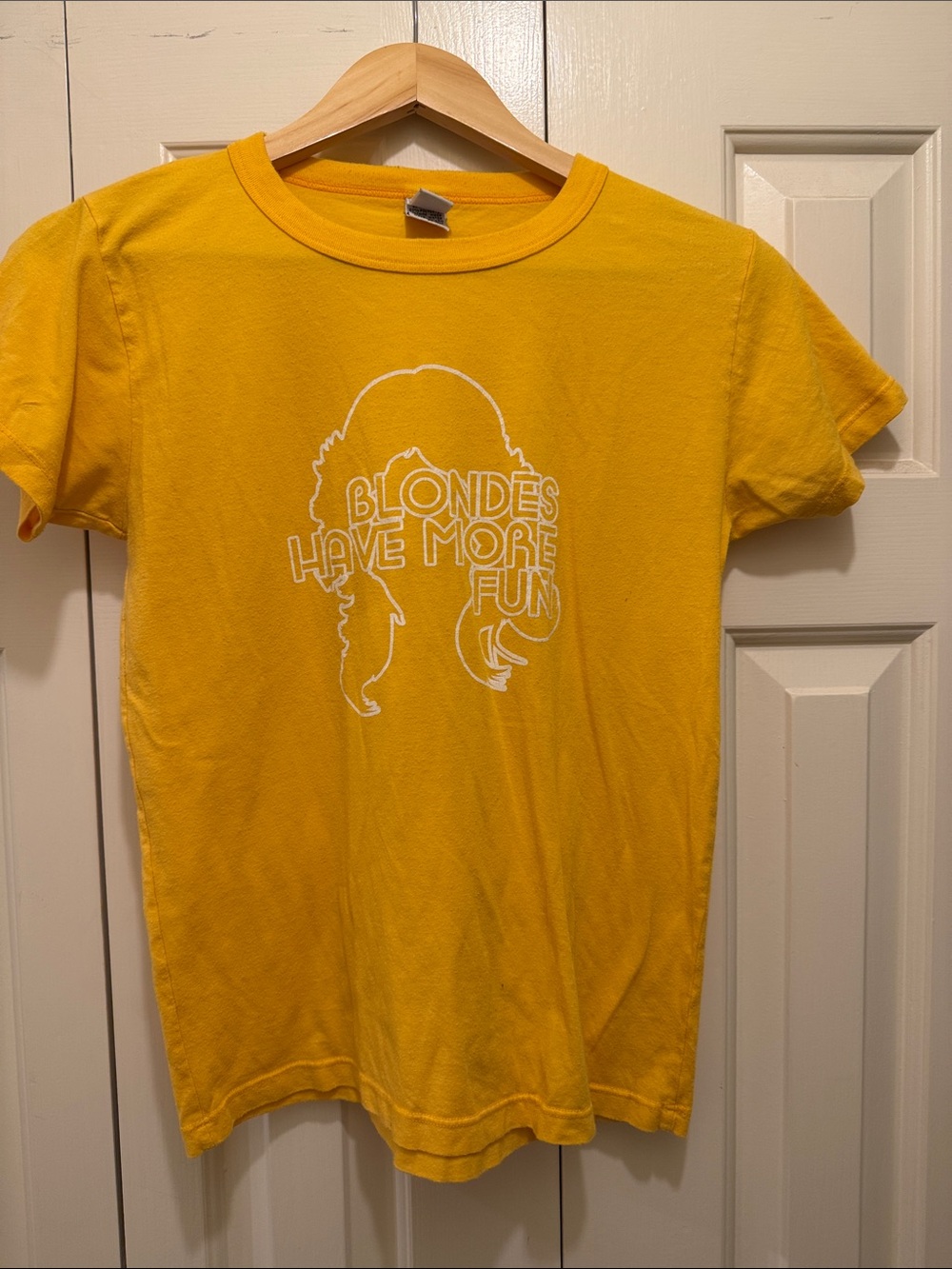 Urban Renewal Yellow 'Blondes Have More Fun' Graphic Tee